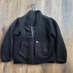Figs Black Fleece Jacket